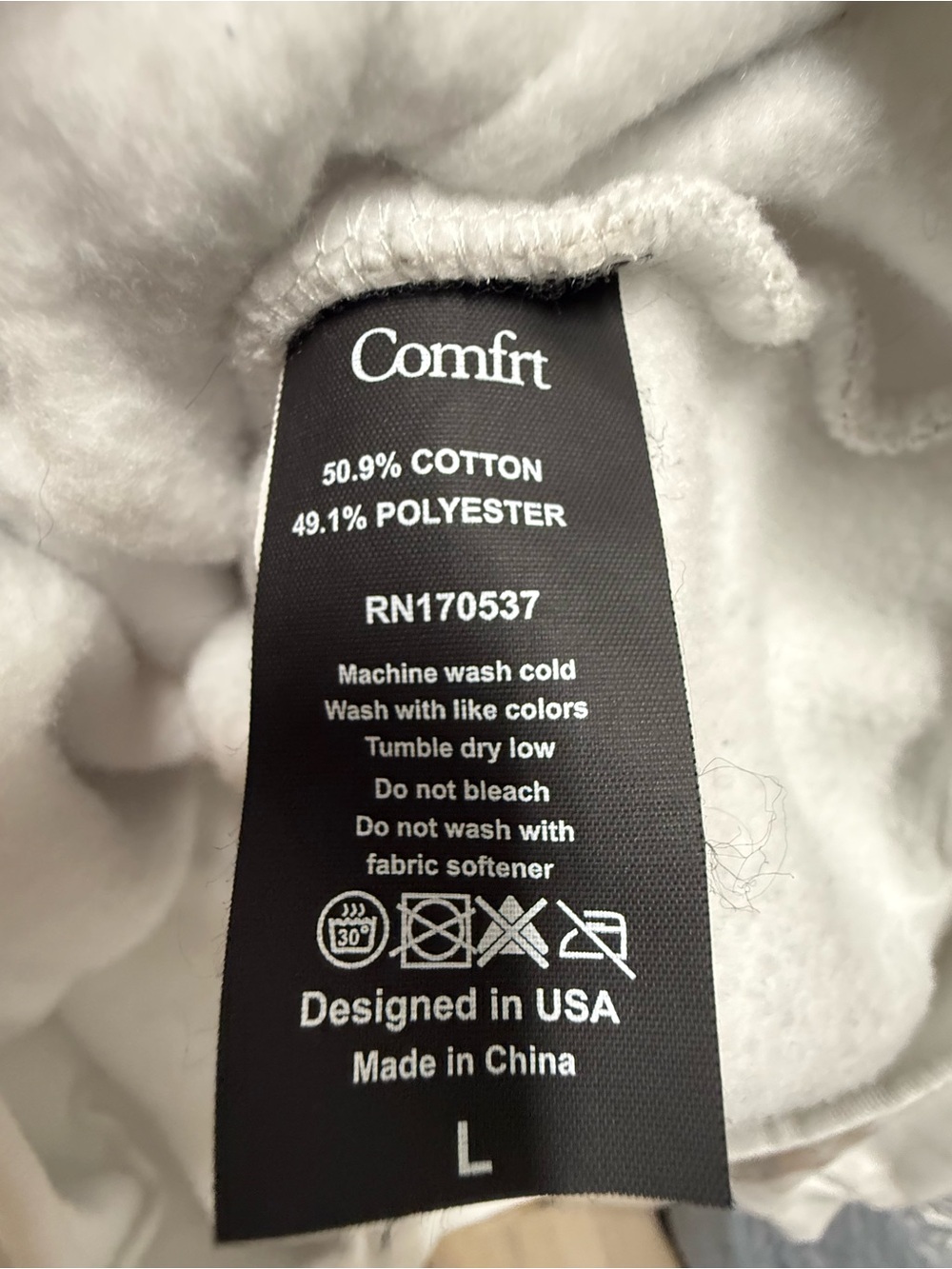 Comfrt camo Hoodie Sweatshirt - Picture 4 of 6